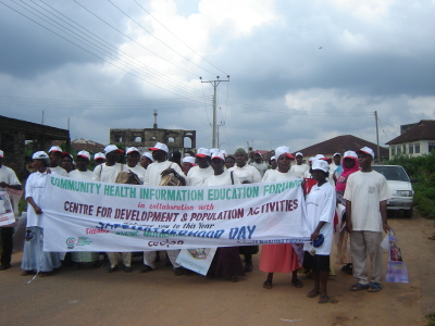 Safe Motherhood Community Rally